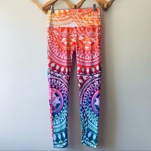 Om Shanti Chakra Diamonds Leggings